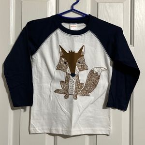 NWOT Little boys Gymboree Fox long sleeve shirt 3T